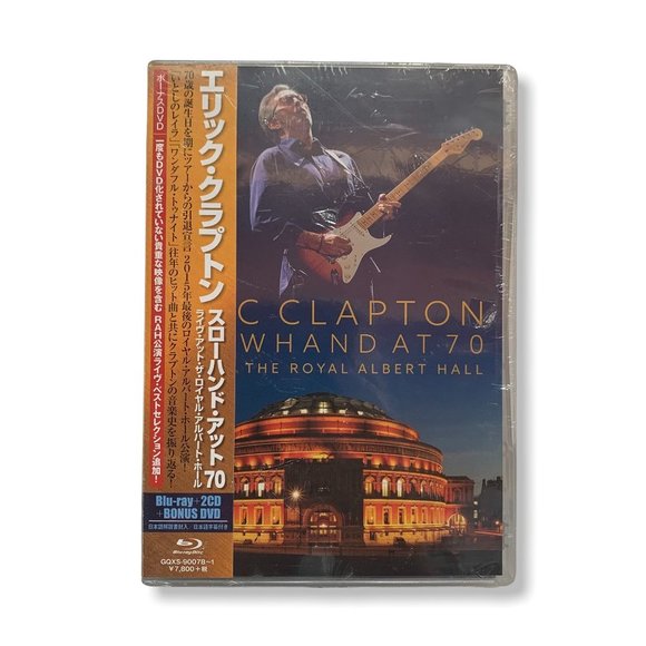 Eric Clapton–Slowhand At 70: Live At The Royal Albert Hall - Blu-Ray, DVD, 2xCD - Picture 1 of 3